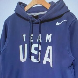 Nike Navy Crewneck Sweatshirt with White TEAM USA Logo